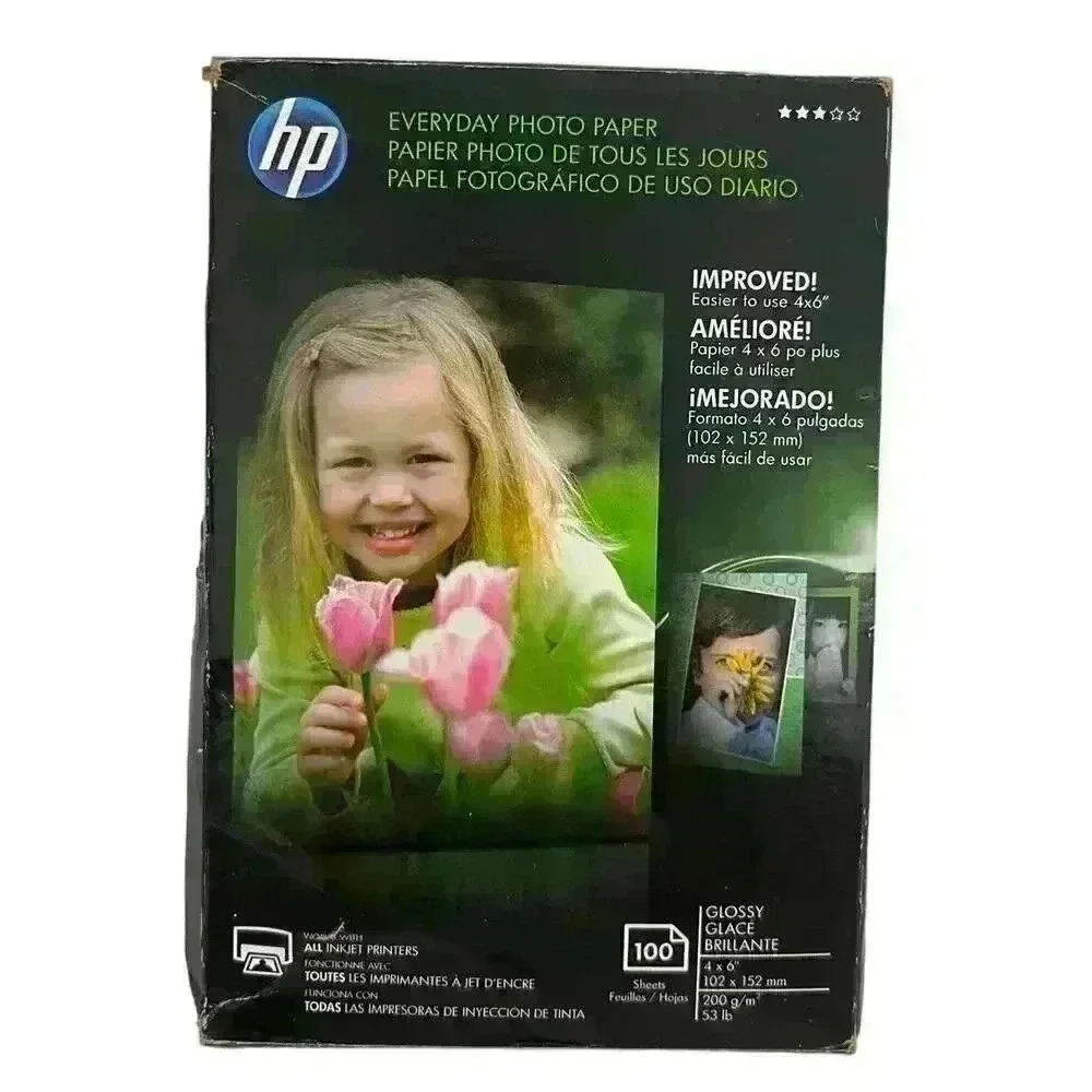HP CR759A Everyday Glossy Photo Paper - 100 Sheets 4 x 6 in